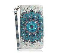 SHUYIT Case for Oppo A5 2020 / A9 2020 / A11 / A11X, Colorful 3D PU Leather Case Notebook Flip Wallet Case with Stand Card Slots Magnetic Clasp Shockproof Bumper Phone Cover, Mandala