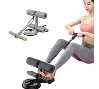 SHUZHENG Ab Training Auxiliary Device, Multi-Functional Adjustable Ab Trainer with Double Suction Cups,Adjustable Ab Trainer with Suction Cup,and Resistance Band,Three Levels of Height Adjustment