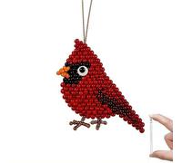 SHUZHENG Animal Bead DIY Tiny 2D Beaded Kit Animals DIY Kit, DIYS Bird Beading Crafts with Instructions Cute Bead Art Crafts Handmade Bird Gift for Beginners & Craft Enthusiasts (Style 1)