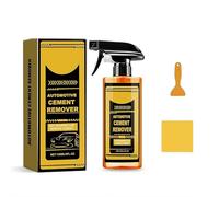 SHUZHENG Cement Remover For Car,Stain Cleaner Concrete Remove Dissolver Gentle Formula Paint Spray Liquid,Gentle Formula Paint Spray Liquid with Small Scraper Cleaning Towel