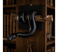 SHUZHENG Golden Ball Python Wall Sculpture, Realistic Snake Wall Decor, Resin Python Hanging Walls Art,Symbol of Strength & Prosperity, Resin Snake Walls Decor for Homes Bedroom Office