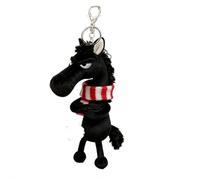 SHUZHENG -Horse Plush Doll Pendant, 2026 Year of the Horse Mascot, Bag and Key Chain Decoration Gift,High-Cold Cool Style Horse Keychain Stubborn Horses Plush Hanging Ornament