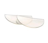 SHUZHENG Stick-on Reading Glasses Lens,Convert Sunglasses,Adhesive Magnifying Reading Lenses for Glasses,Silicone Bifocal Reading Lens,Bifocal Glasses Lenses Stick-On Replacement Patch (100)