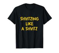 Shvitzing Like A Shvitz Gym Jewish Fitness Yiddish Sauna T-Shirt