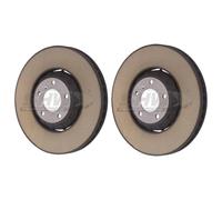 SHW Front Brake Discs Smooth 399.4x38mm X2 For Bentley Bentayga 3.0 4.0 6.0 4V1