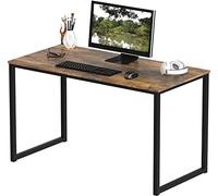 SHW Home Office 40-Inch Computer Desk, Rustic Brown | 102 x 50 cm
