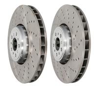SHW Performance Front Brake Discs Drilled 395x36mm X2 For BMW M5 F90 / M8 F92
