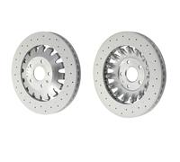 SHW Performance Front Drilled Brake Discs 370x34mm X2 For Audi RS3 8V 17-20