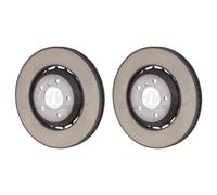SHW Rear Brake Discs Smooth 380x30mm X2 For Bentley Bentayga 3.0 4.0 6.0 4V1 A8