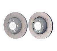 SHW Rear Slotted Brake Discs 330mm X2 For Porsche Panamera 3.0 3.6 4.8 970 971