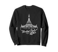 Shwedagon Pagoda Yangon Myanmar Art Souvenir Sweatshirt