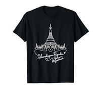 Shwedagon Pagoda Yangon Myanmar Art Souvenir T-Shirt