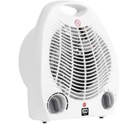 SHX 01HL2000 Fan Heater 2-in-1 White 1000W/2000W Thermostat Safe SHX 01HL2000