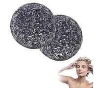 Shxiuminy Gray Hair Reverse Bar,Reverse Grey Hair Bar Shampoo,Bamboo Charcoal Shampoo Soap,Gray White Hair Repair,Natural Hair Darkening Shampoo Bar,Hair Wash Soap Prevents Hair Loss (2)