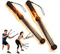 Shxiuminy Ropeless Battle Rope, Upgrade Weighted Cordless Battle Ropes with Training Poster & Storage Bag, Portable Silent Home Workout Equipment, （Today's （1.46Kg）