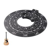 Shxupjn Chord Wheel - Guitar Chords of Fifths Tool - Musical Melody Chord Tool for Musicians, Songwriters, Beginners, Adult, Kid, Fretboard Notes & Guitar Theory
