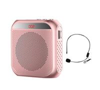 Shxupjn Personal Voice Amplifier | Tour Guide Speaker with 2200mAh Rechargeable Battery - Wired Microphone Headset Portable Personal Amplifier for Coaches, Teachers, Meeting, Presentation