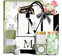 SHXWELL Birthday Gifts for Women, Personalized Graduation Gifts for Women Her, Customised Initial Gifts for Teacher Best Friend Nurse Wife Mom Daughter Sister, Get Well Thank you Gift (M)
