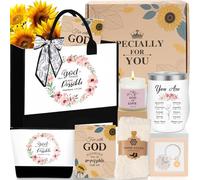 SHXWELL Christian Gifts for Women, Faith Based & Religious Gift for Christian Women, Birthday Christmas Unique Catholic Gifts Bible Accessories with Christians Tote Bags