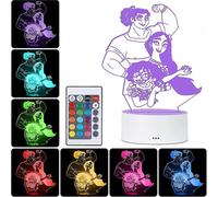 Shxx Encanto Room Decor, Magic Movie 16 Colors 3D Led Night Light, Smart Touch Remote Control Lamp Usb Acrylic Home Room Decoration For Kids Bedside L