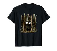 Shy Black Bear in Woodland Forest Kids Adventure T-Shirt