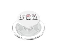 Shy Cat Lovers Animal Rescue Pet Love rock Paper Scissors PopSockets PopGrip for MagSafe