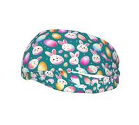 Shy Rabbit Faces Fashionable Sports Sweatband - Breathable, Quick-Drying, and Stretchable Unisex Headband for Exercise