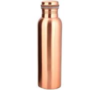 SHYAMVUN Hammered Copper Water Bottle 1 Liter / 34 Oz Extra Large - an Ayurvedic Pure Copper Vessel - Drink More Water, Lower Your Sugar Intake and Enjoy The Health Benefits Immediately