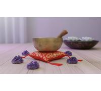 SHYAMVUN Tibetan Singing Bowl Set Authentic - Handmade in Nepal Sound & Meditation Bowl - Spiritual Decor for Yoga, Wellness Spaces & Relaxation (12 INCH)