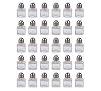 Shylve 30 Mini Salt and Pepper Shakers Set | Portable Salt and Pepper Mills Set | Compact Salt & Pepper Pots for Travel and Home Use
