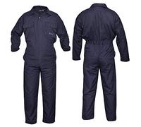 SHYNE KILTS U.K Navy Blue Men's Coverall Overalls Boiler Suit Coveralls Work Wear Mechanics Boilersuit (S)