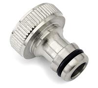 SHYNE Premium 3/4 inch Hose Connector Adapter Made of Stainless Brass Rust-Proof and Waterproof tap Connector for Garden, Hose, Washing Machine (2 pcs)
