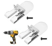 SHYSBV 2 Pcs Impact Driver Belt Hook for Dewalt,Driver Belt Clip Hooks,Electric Drill Belt Clip Replacement Hooks Clips Tools with Screws,Compatible with DCF620D2-AR DCF620B DCF630E1 20V MAX XR