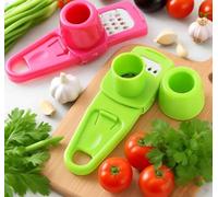 SHYSBV 2PCS Garlic Grater, Garlic Chopper Grinder Press Mincer Colour Chopper Kitchen Utensils A Good Choice for Kitchen