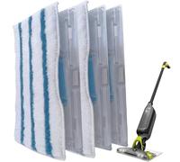 SHYSBV 3 Reusable Pad Refills Compatible with Shark VACMOP VM252 VM250 VM205 VM200 VM190 VC205 QM250, Washable Microfiber Pads with a Reusable Dirt Chamber, Vacuum Mop Pad Refills