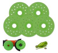 SHYSBV 4.5" Diamond Rock Slab Grinding Disc Set, 5pcs Rock Slab Flat Grinding Cutting Piece, Multi-Pore Blades for Tile, Glass, Marble, Granite, Fits Angle Grinder