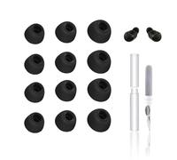 SHYSBV 6 Pairs Silicone Replacement Eartips for Anker Soundcore P40i Soft Ear Tips 3 Sizes S/M/L + Cleaning Brush (Black)