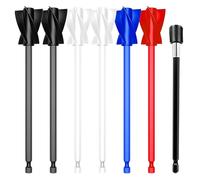 SHYSBV 6 Pcs Paint Mixer for Drill, Paint Mixer, Paint Stirrer for Drill, Mixing Paddle for Drill, Mixing Paddle, Paint Whisk for Drill, for Mixing Epoxy Resin, Paint, Pigment, Glaze