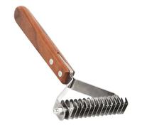 SHYSBV Coat King the Trimming Curry Comb - Dog Brush & Cat Brush with 14 Blades for Removing Undercoat and Dematting (184 x 62 mm)