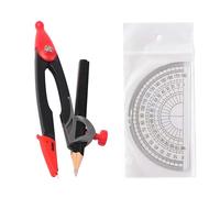 SHYSBV Compass and Protractor Set, Compass Geometry Tool, Compass Maths, Compass Drawing Tool, Drawing Compass, Geometry Compass, Math Compass for Geometry