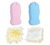 SHYSBV Magic Exfoliating Bath Sponge Set, 2025 New Super Soft Exfoliating Bath Sponges, Reusable Dead Skin Remover for Men Women Adults Kids Body Cleaning Supplies（2 Loofah,2 Bath Sponge