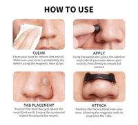 SHYSBV Magnetic Nose Strip, 30 Pairs (60 Pcs) Nasal Strips, Nose Magnets for Breathing, Anti-Snoring Aid & Improved Sleep, Comfort-Fit for Home, Travel, Sports & Running