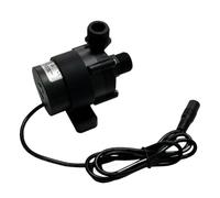 SHYSKY DC45E-2475S Micro Brushless DC Water Pump, 1/2'' Threaded Ports, 24V 30W 7.5M 1250LPH, Wide Voltage 10-30V, Low Noise, Fit for Small Water Cooling, Circulation,Gardening, Submersible use