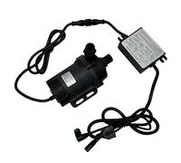 SHYSKY Heavy Duty Low Noise 24V 120W Micro Brushless DC Water Pump DC60E-24120A-1, Lift 12m 39ft 3800 LPH, Speed/Flow Adjustable, Dry Run Protection, for Cooling Circulation Pressure Sys