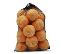 SHYUJAJIE Tennis Balls, 20 Pack Training Tennis Balls,High Elasticity Practice Tennis for Beginner, Exercise Playing Balls for Pet Dog (Light Orange)