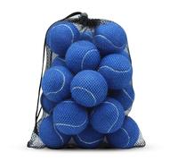 SHYUJAJIE Tennis Balls, 20 Pack Training Tennis Balls,High Elasticity Practice Tennis for Beginner, Exercise Playing Balls for Pet Dog (Dark Blue)