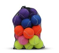 SHYUJAJIE Tennis Balls, 20 Pack Training Tennis Balls,High Elasticity Practice Tennis for Beginner, Exercise Playing Balls for Pet Dog (Multicolour)