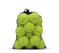 SHYUJAJIE Tennis Balls, 20 Pack Training Tennis Balls,High Elasticity Practice Tennis for Beginner, Exercise Playing Balls for Pet Dog (Yellow)