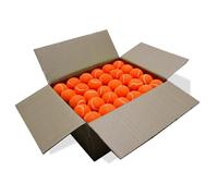 SHYUJAJIE Tennis Balls, 90 Pack Training Tennis Balls Bulk, High Elasticity Practice Tennis for Beginner, Exercise Playing Balls for Pet Dog (Orange)