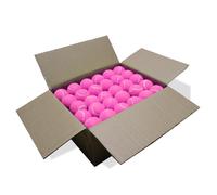 SHYUJAJIE Tennis Balls, 90 Pack Training Tennis Balls Bulk, High Elasticity Practice Tennis for Beginner, Exercise Playing Balls for Pet Dog (Pink)